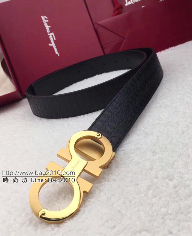 菲拉格慕男士皮帶 Ferragamo雙面牛皮爆款腰帶  jjp2222